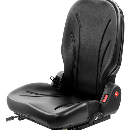 Black vehicle seat with adjustable features on a white background, branded as UnitedSeats.