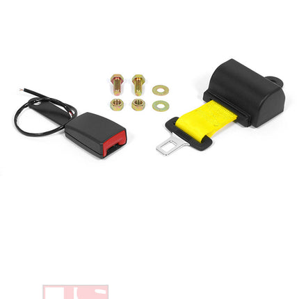 Automatic 2-point ALR seat belt with switch 150mm yellow
