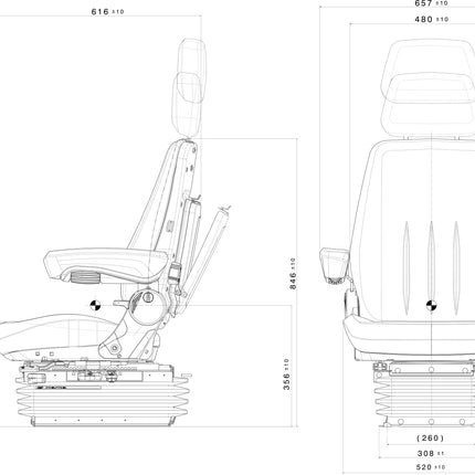 Highlander Pro seat
