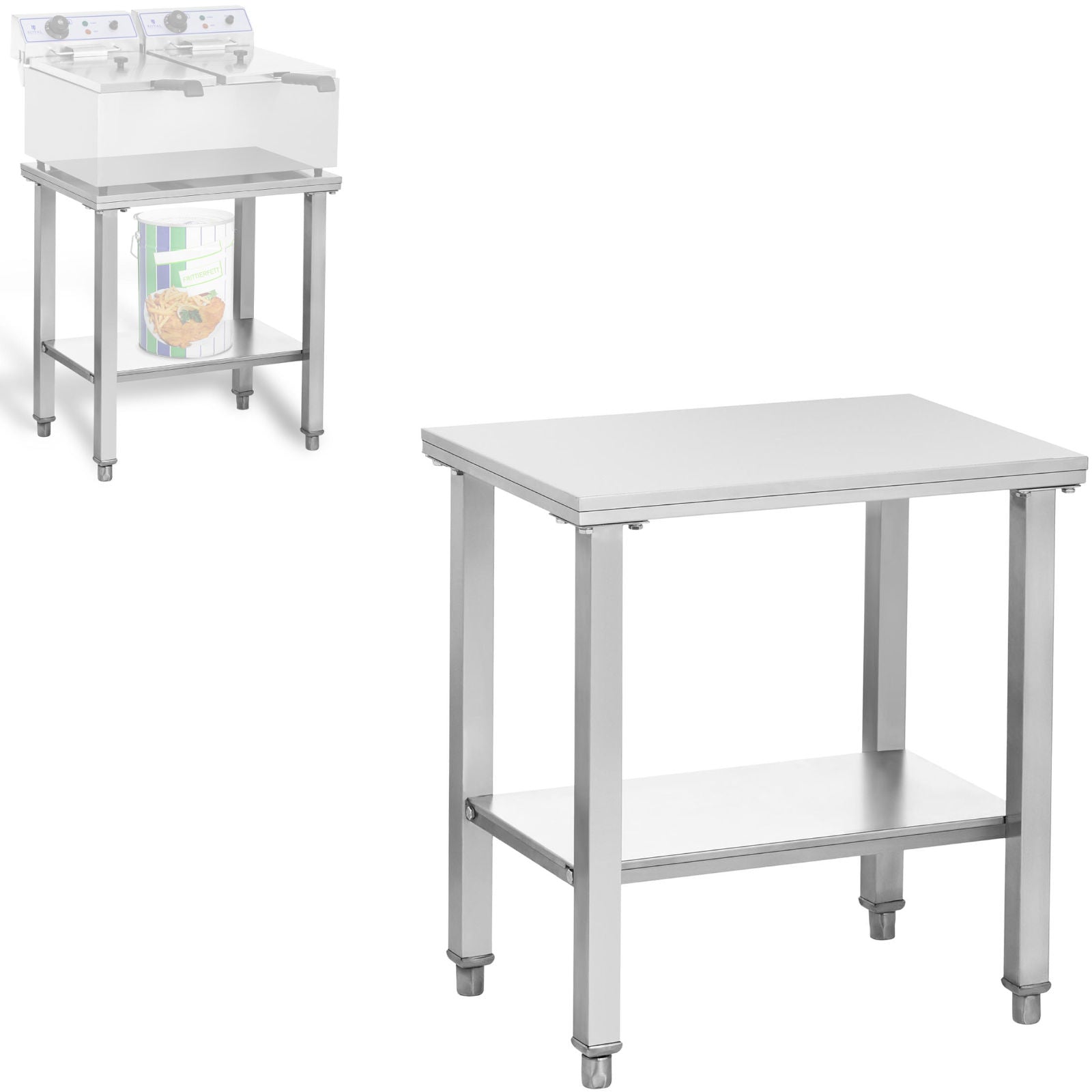 Universal base rack under fryer 62 x 42cm to 150kg Royal Catering RCSF-15D - Carlat
