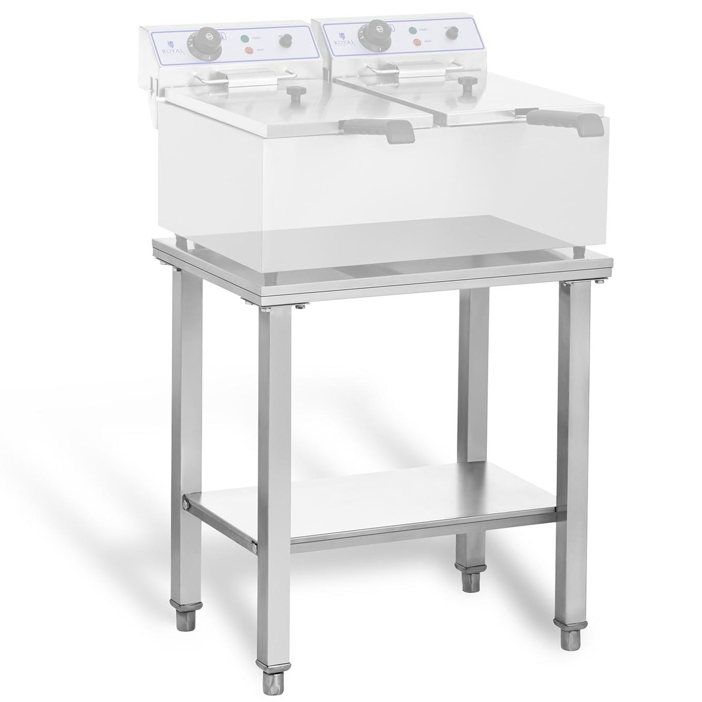 Universal base rack under fryer 62 x 42cm to 150kg Royal Catering RCSF-15D - Carlat