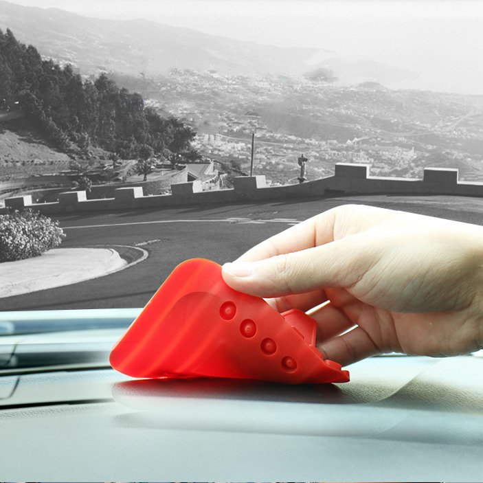 Universal car holder silicone phone stand black - Carlat