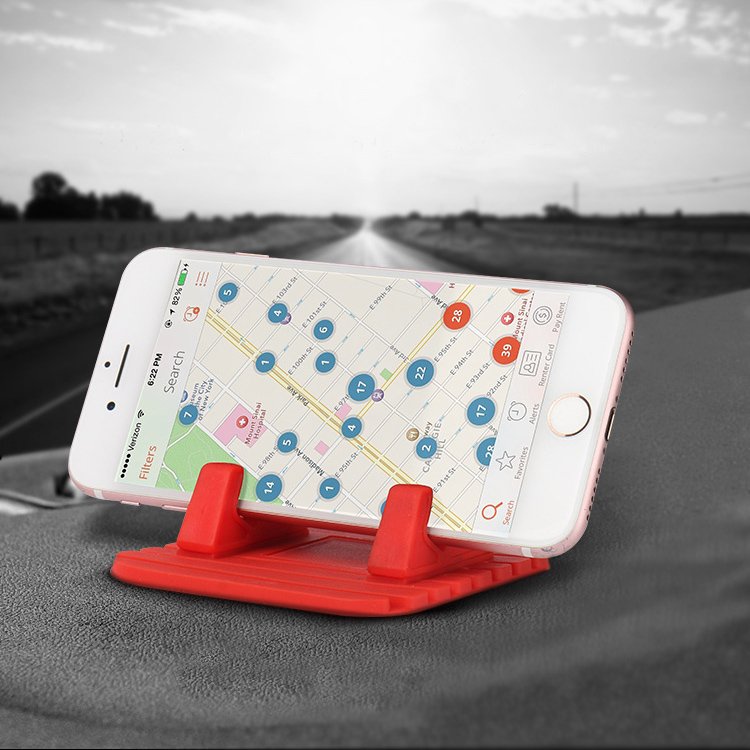 Universal car holder silicone phone stand black - Carlat