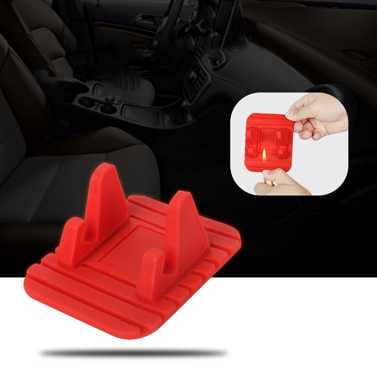 Universal car holder silicone phone stand black - Carlat