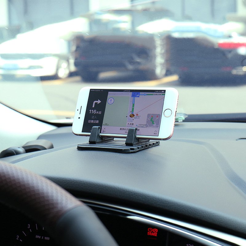 Universal car holder silicone phone stand black - Carlat