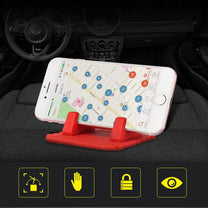 Universal car holder silicone phone stand black - Carlat