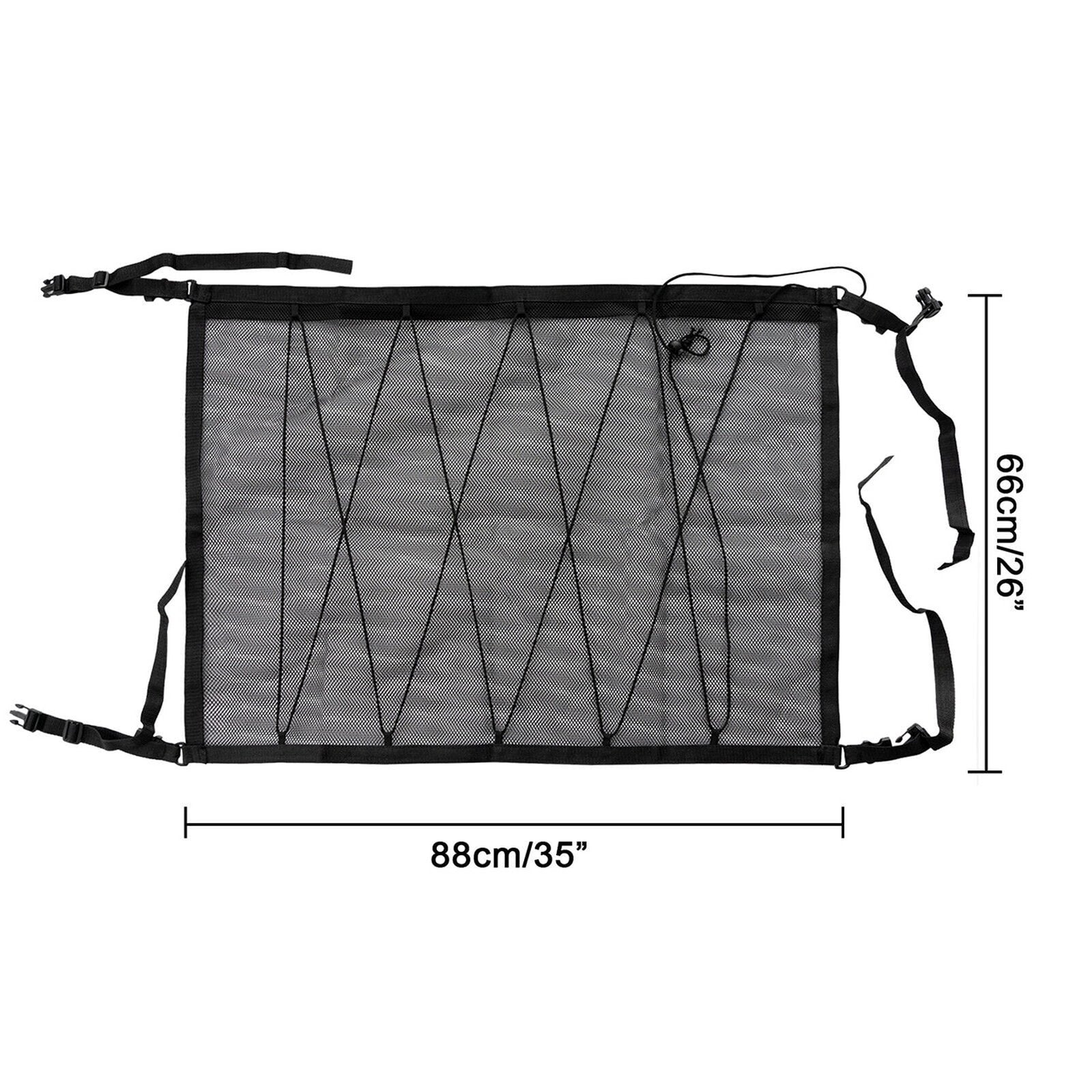 Universal car organizer net for the ceiling - black - Carlat