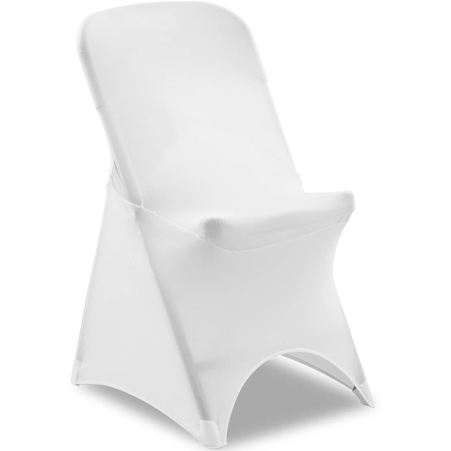 Universal elastic cover for white chair - Carlat