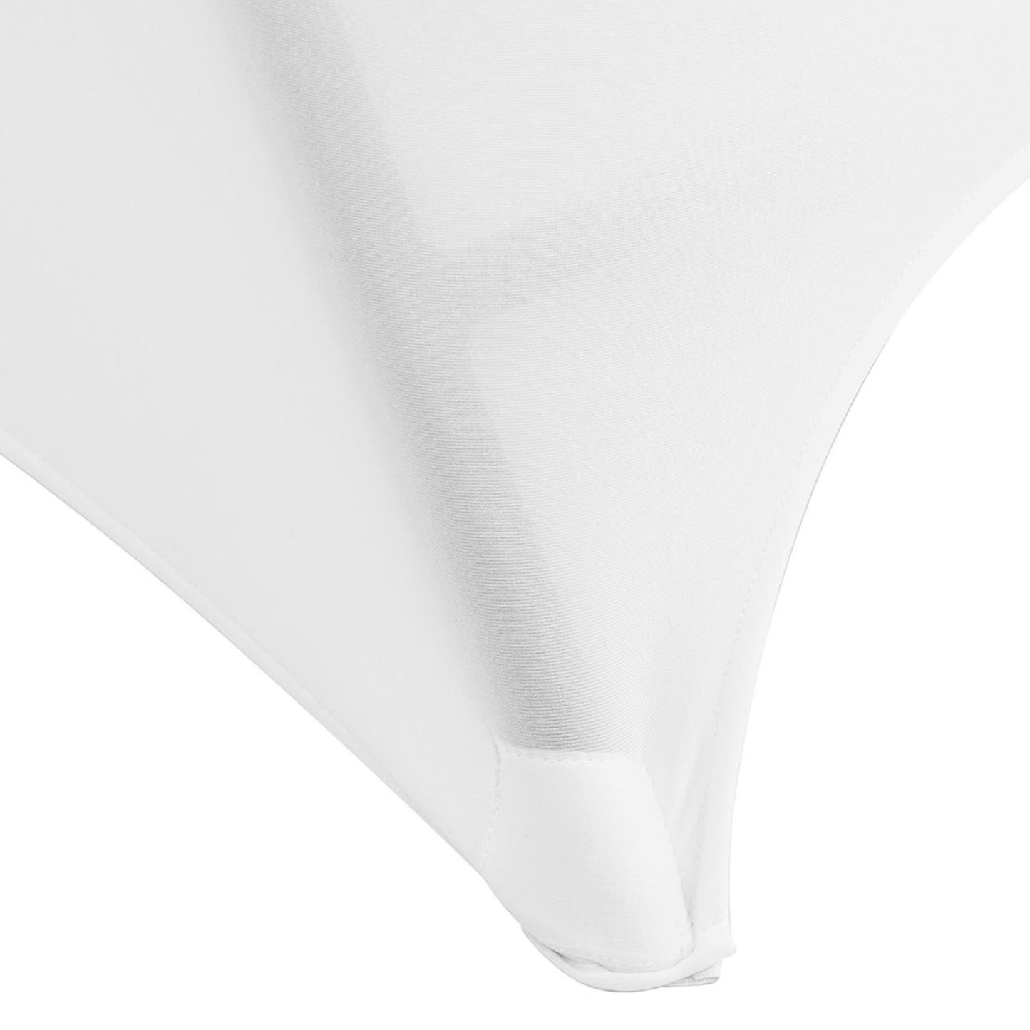 Universal elastic cover for white chair - Carlat