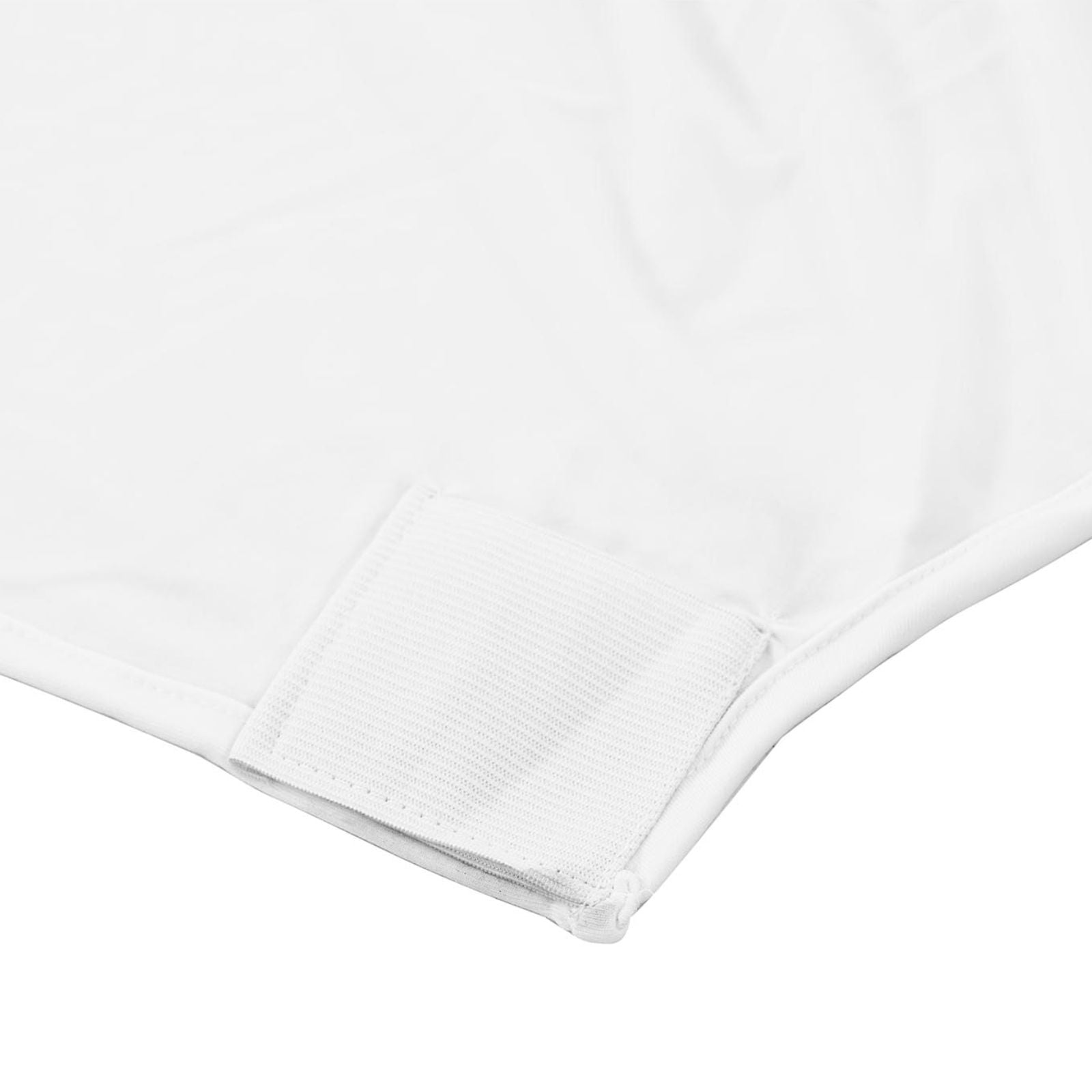 Universal elastic cover for white chair - Carlat