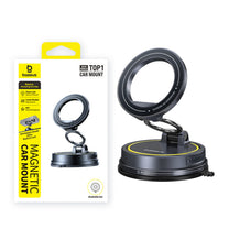 Universal magnetic car holder for a smartphone - black - Carlat