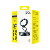 Universal magnetic car holder for a smartphone - black - Carlat