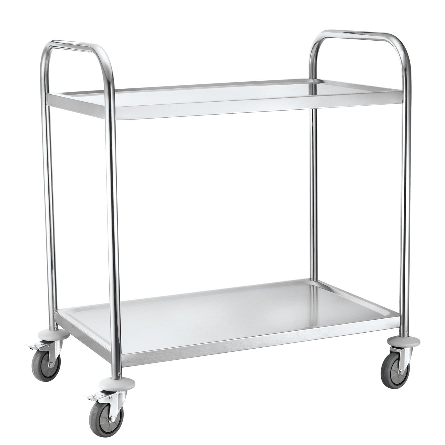 Utility Carts – 2-shelf stainless steel waiter trolley up to - Carlat