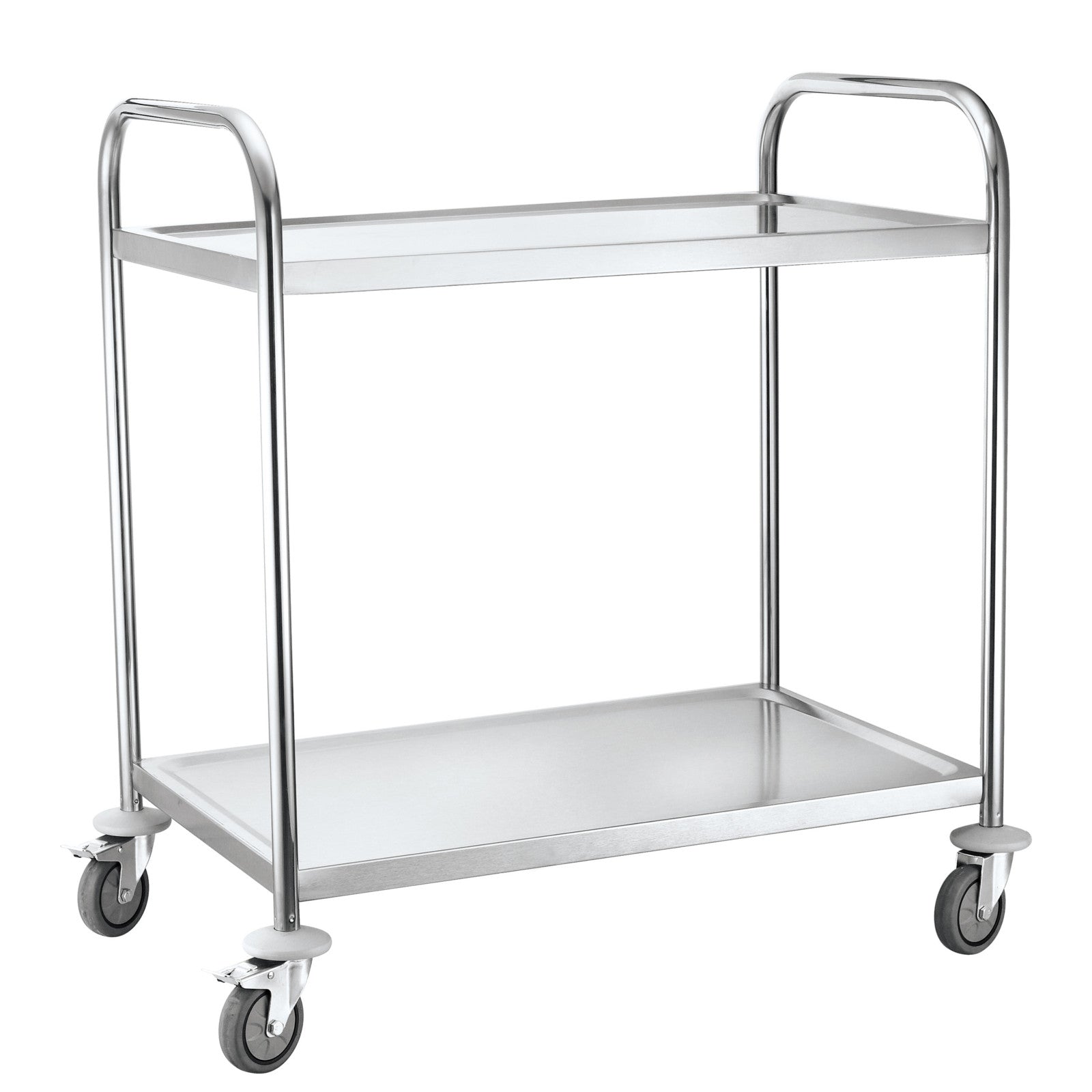 Utility Carts – 2-shelf stainless steel waiter trolley up to - Carlat
