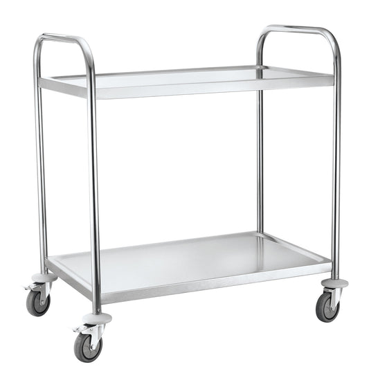 Utility Carts – 2-shelf stainless steel waiter trolley up to - Carlat