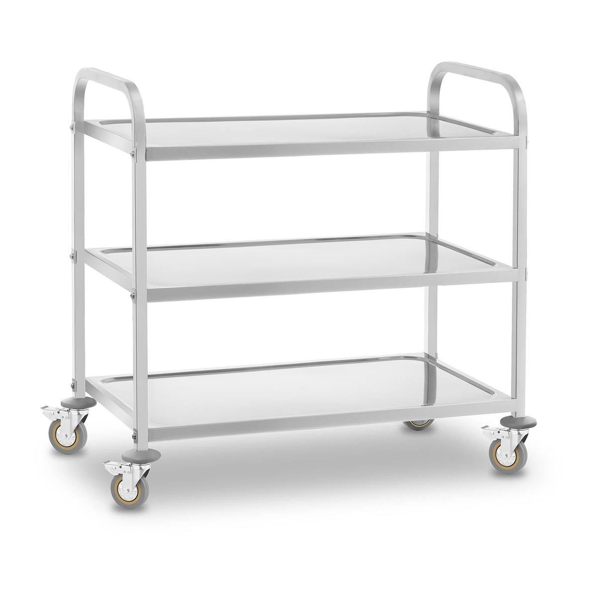 Utility Carts – 3-shelf waiter's trolley made of stainless steel - Carlat