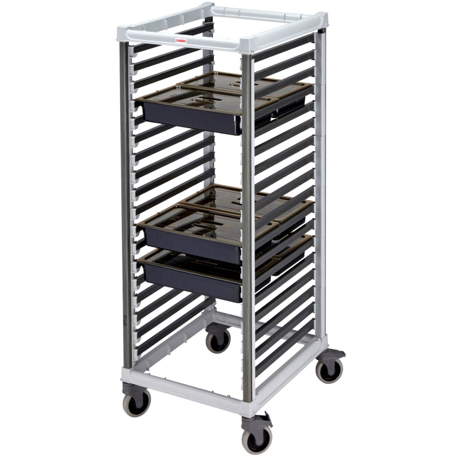 Utility Carts – Camshelving 9x GN 1/1 container transport trolley - Carlat