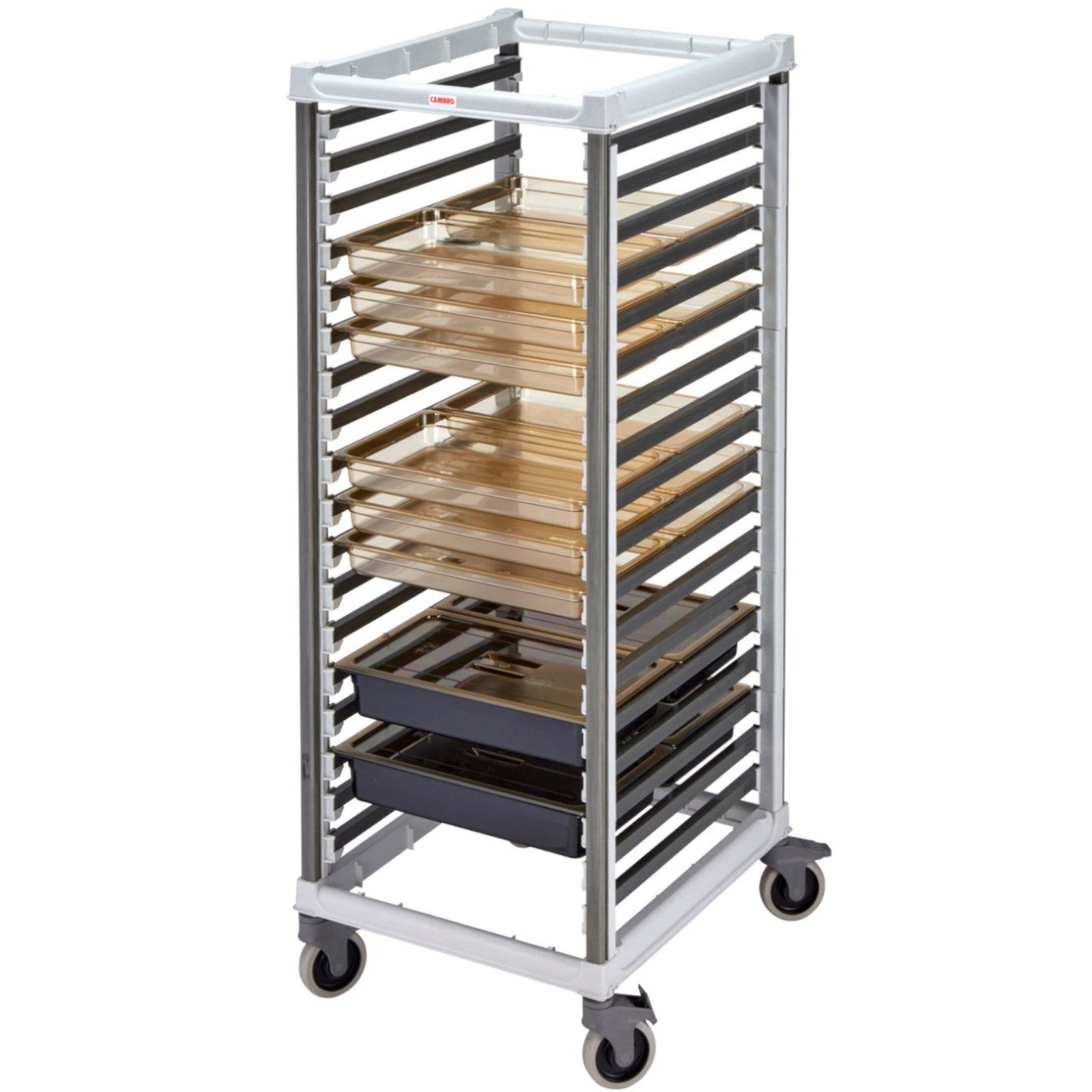 Utility Carts – Camshelving 9x GN 1/1 container transport trolley - Carlat