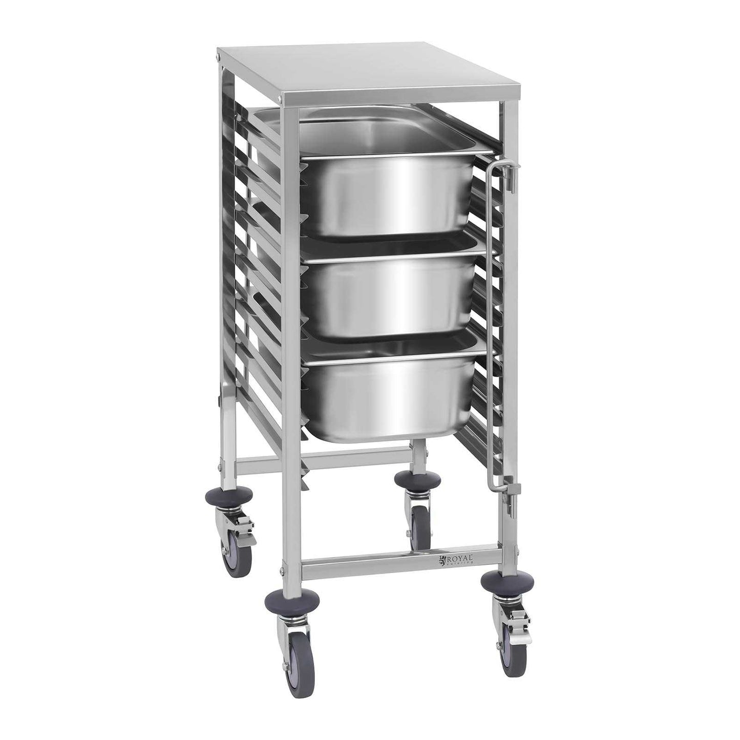 Utility Carts – Catering transport trolley for 7x GN1/1 containers, - Carlat