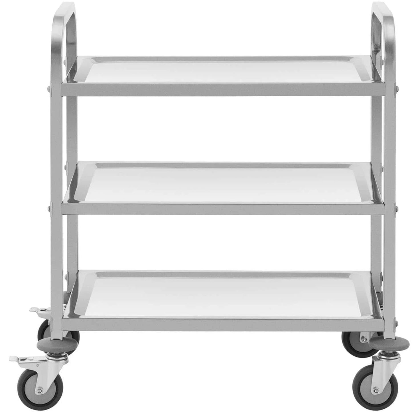 Utility Carts – Catering waiter trolley for serving, 3 shelves, - Carlat