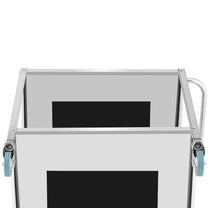 Utility Carts – Catering waiter trolley for serving, 3 shelves, - Carlat