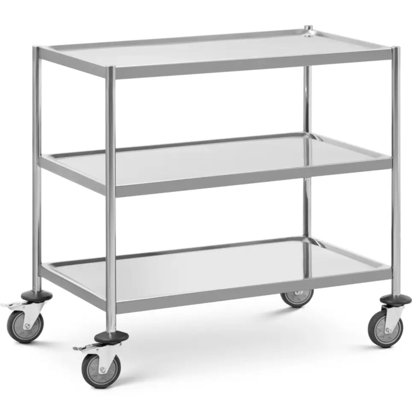Utility Carts – Catering waiter trolley for serving, 3 shelves, - Carlat