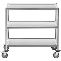Utility Carts – Catering waiter trolley for serving, 3 shelves, - Carlat
