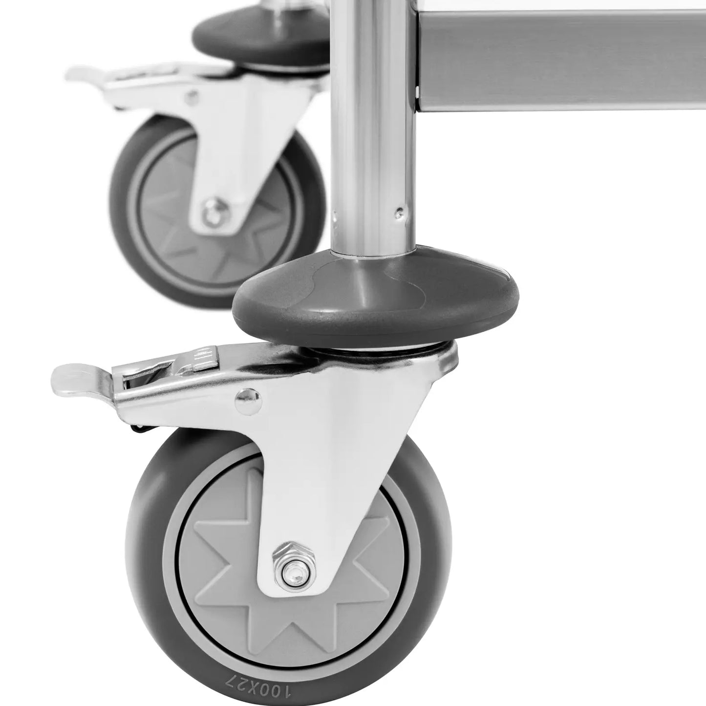 Utility Carts – Catering waiter trolley for serving, 3 shelves, - Carlat