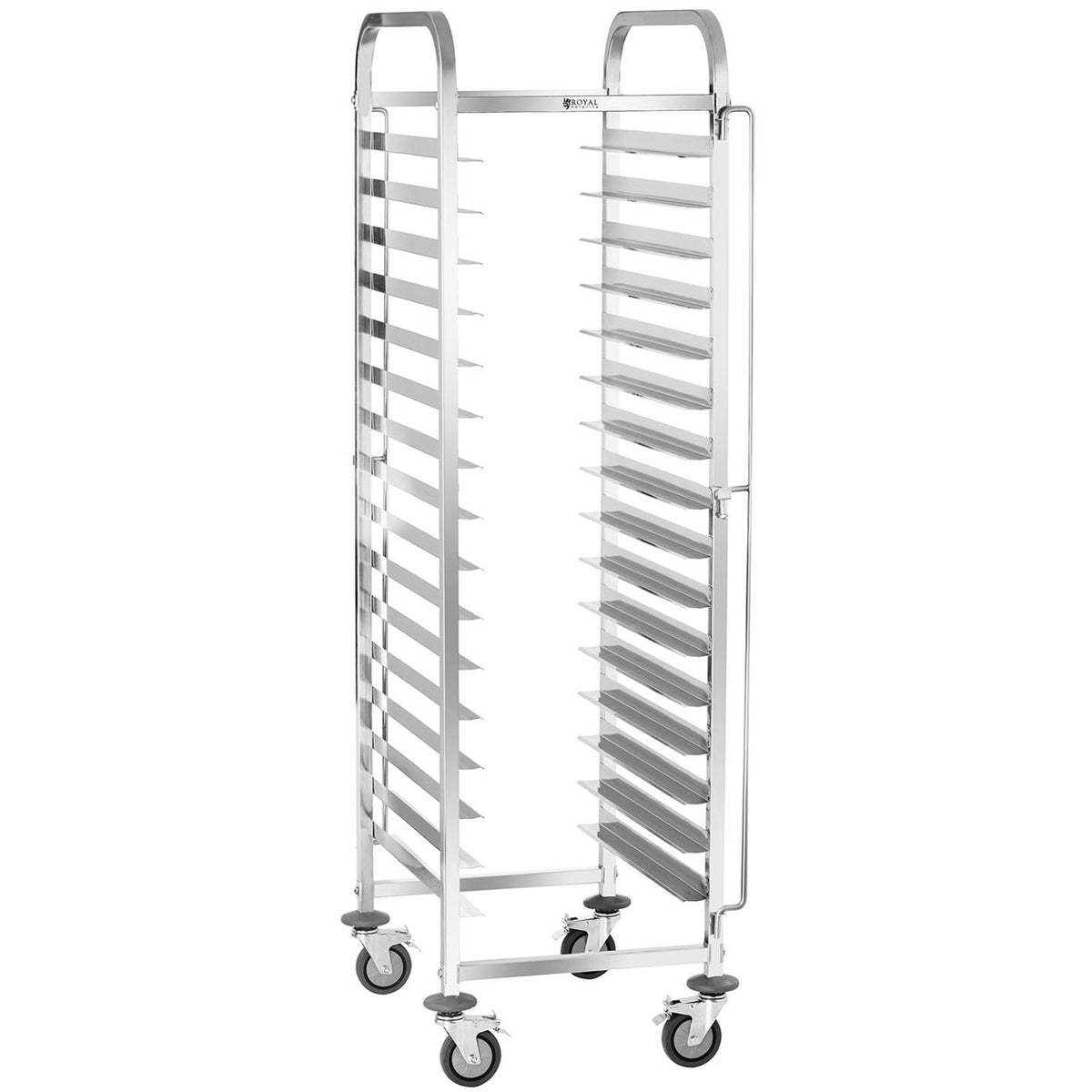 Utility Carts – Catering waiter trolley for transporting 16 tray - Carlat