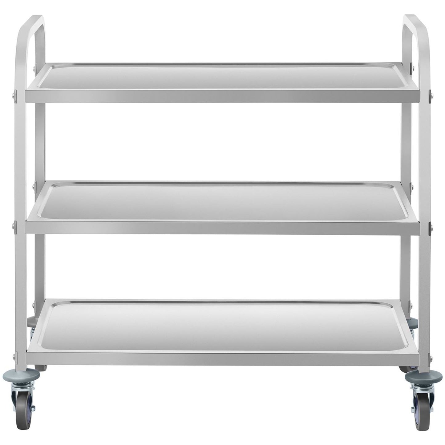 Utility Carts – Catering waiter trolley with 3 shelves up - Carlat