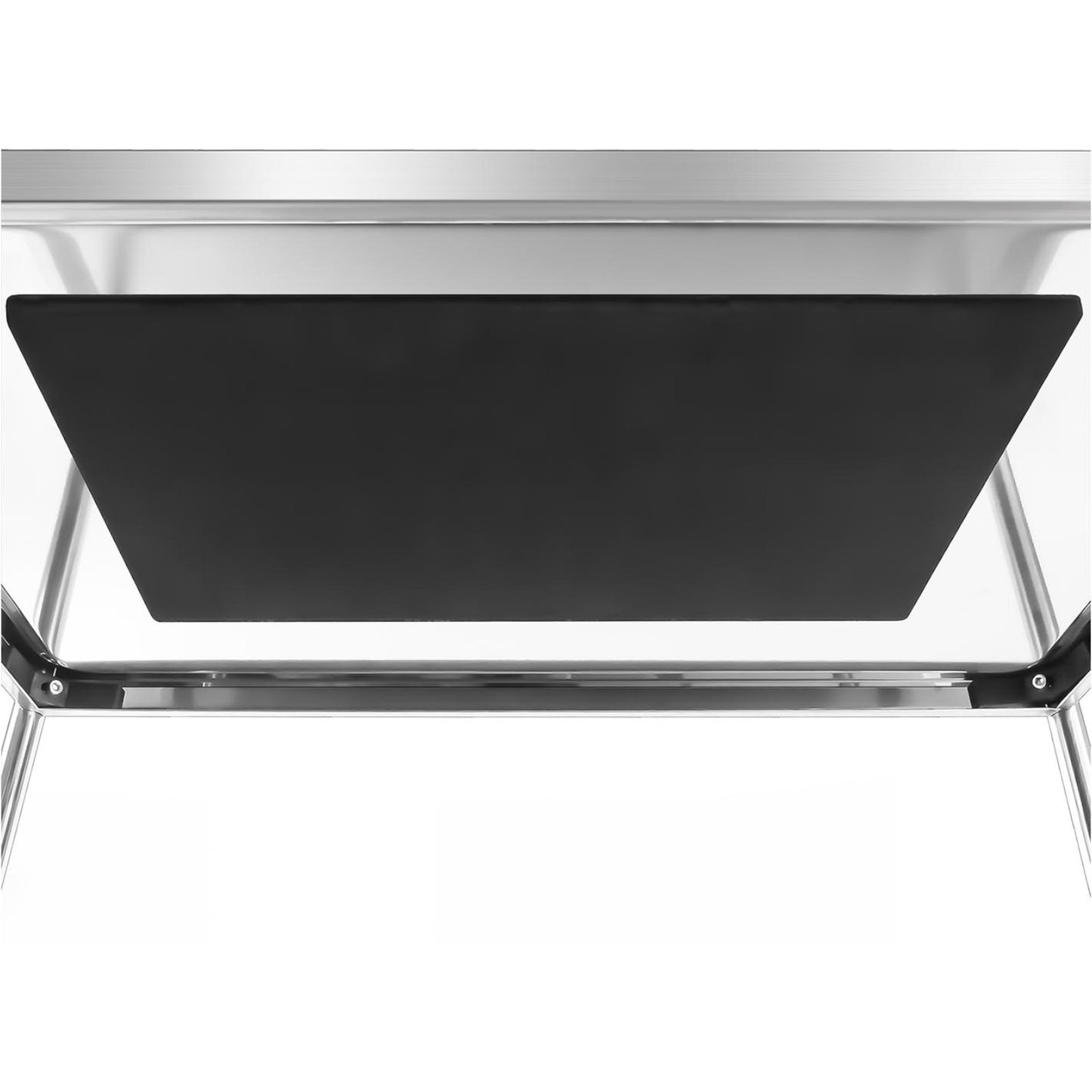 Utility Carts – Catering waiter trolley with 3 shelves up - Carlat