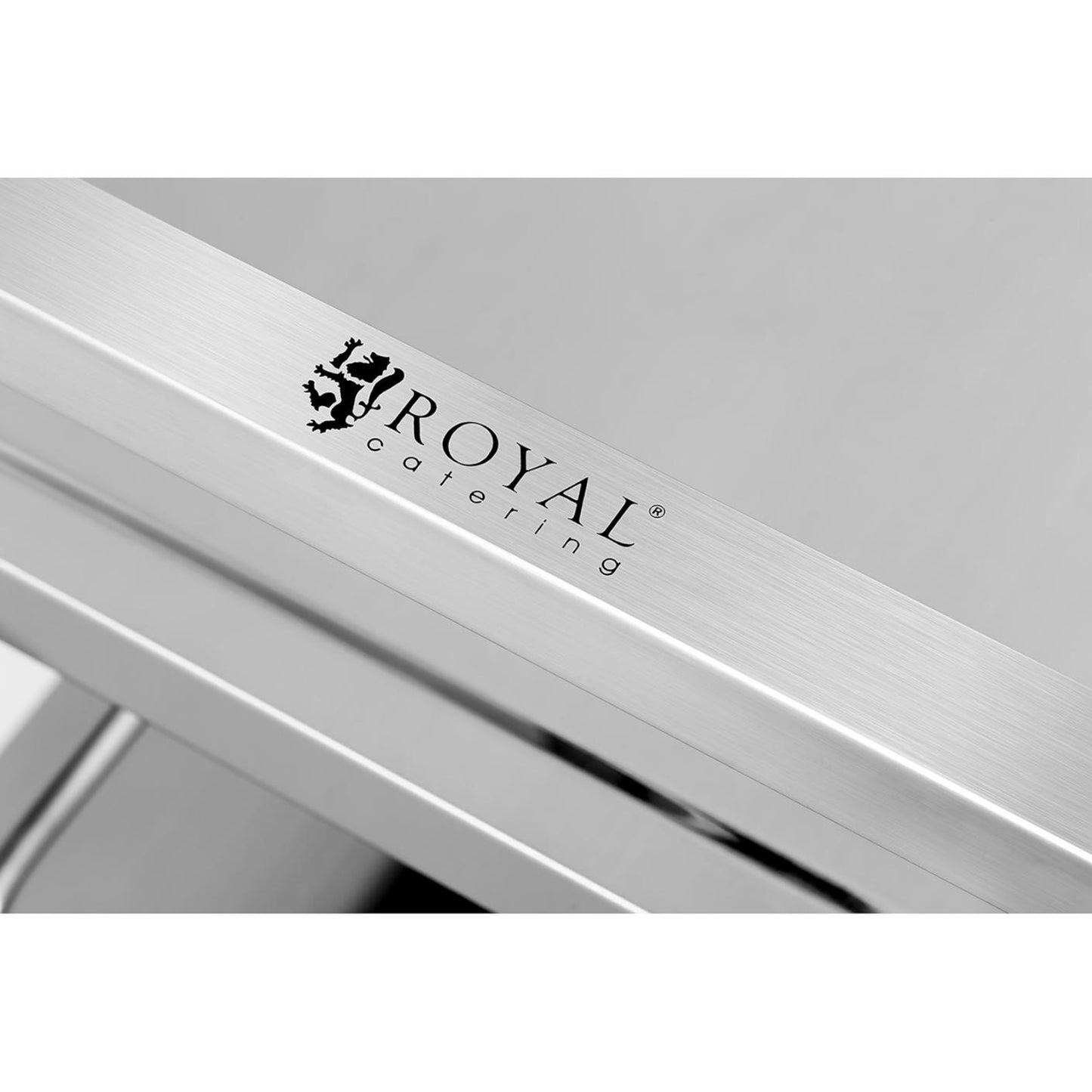 Utility Carts – Catering waiter trolley with 3 shelves up - Carlat