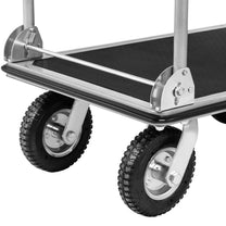 Utility Carts – Manual foldable warehouse platform trolley, 1 side, - Carlat