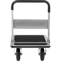 Utility Carts – Manual foldable warehouse platform trolley, 1 side, - Carlat