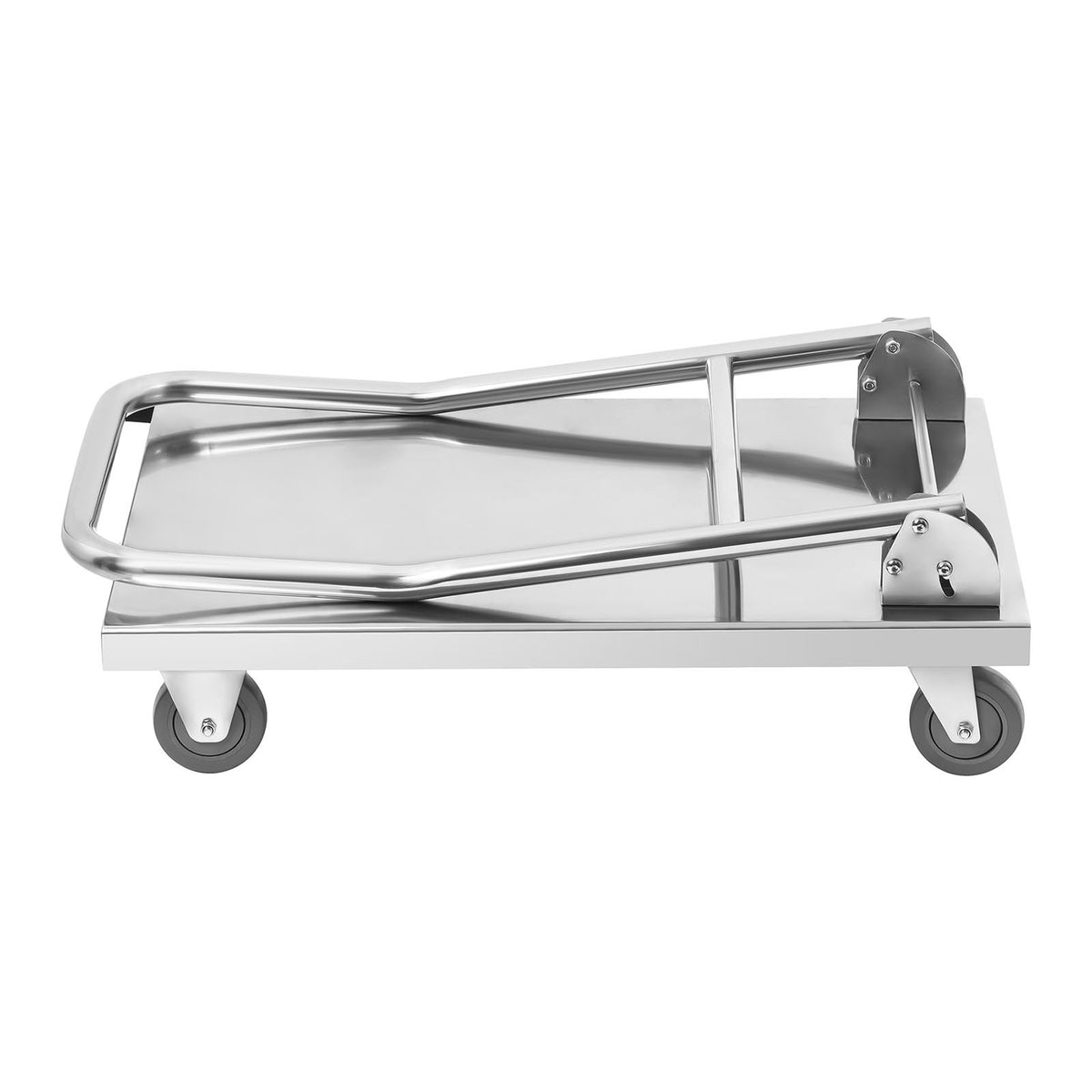 Utility Carts – Platform warehouse transport trolley with foldable handle - Carlat
