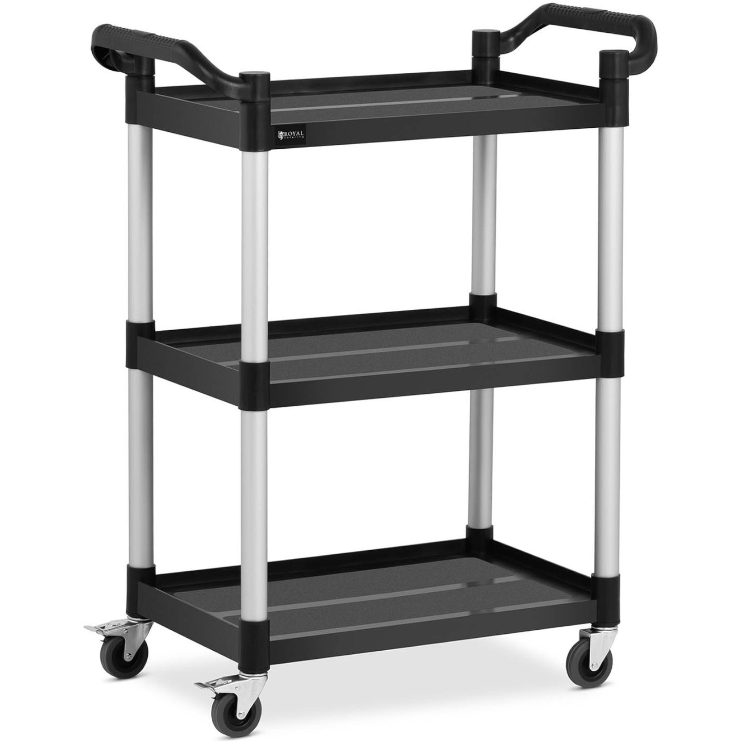 Utility Carts – Service waiter's trolley, 3 plastic shelves, 84 - Carlat