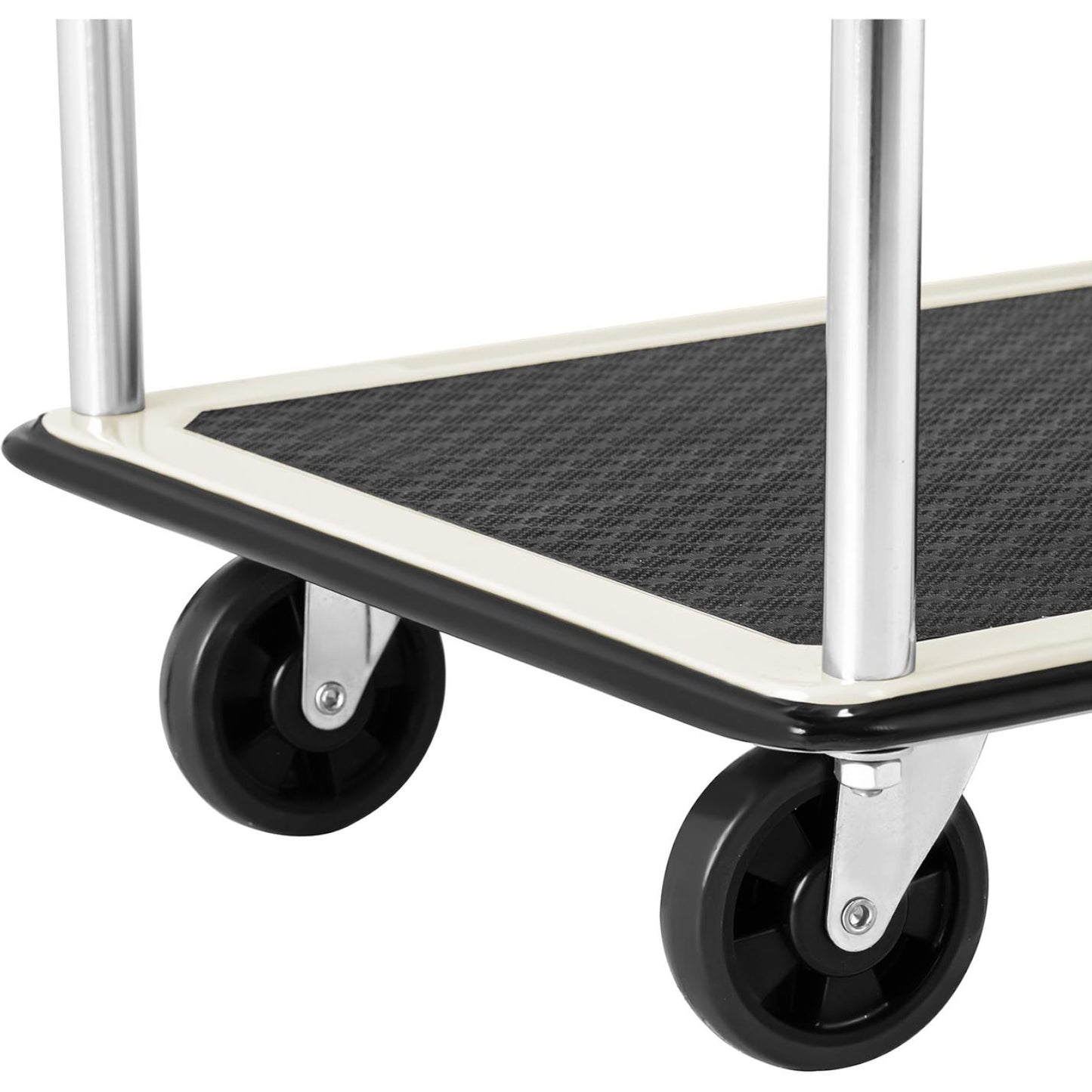Utility Carts – Transport shelf trolley with handles, 3 shelves - Carlat