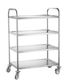 Utility Carts – Wózek kelnerski stalowy 4-półkowy - Hendi 810118 - Carlat