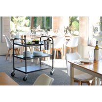 Utility Carts – Waiter catering trolley for serving, 3-shelves, up - Carlat