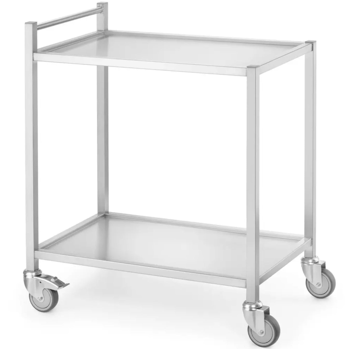 Utility Carts – Welded, mobile, 2-shelf catering catering trolley up - Carlat