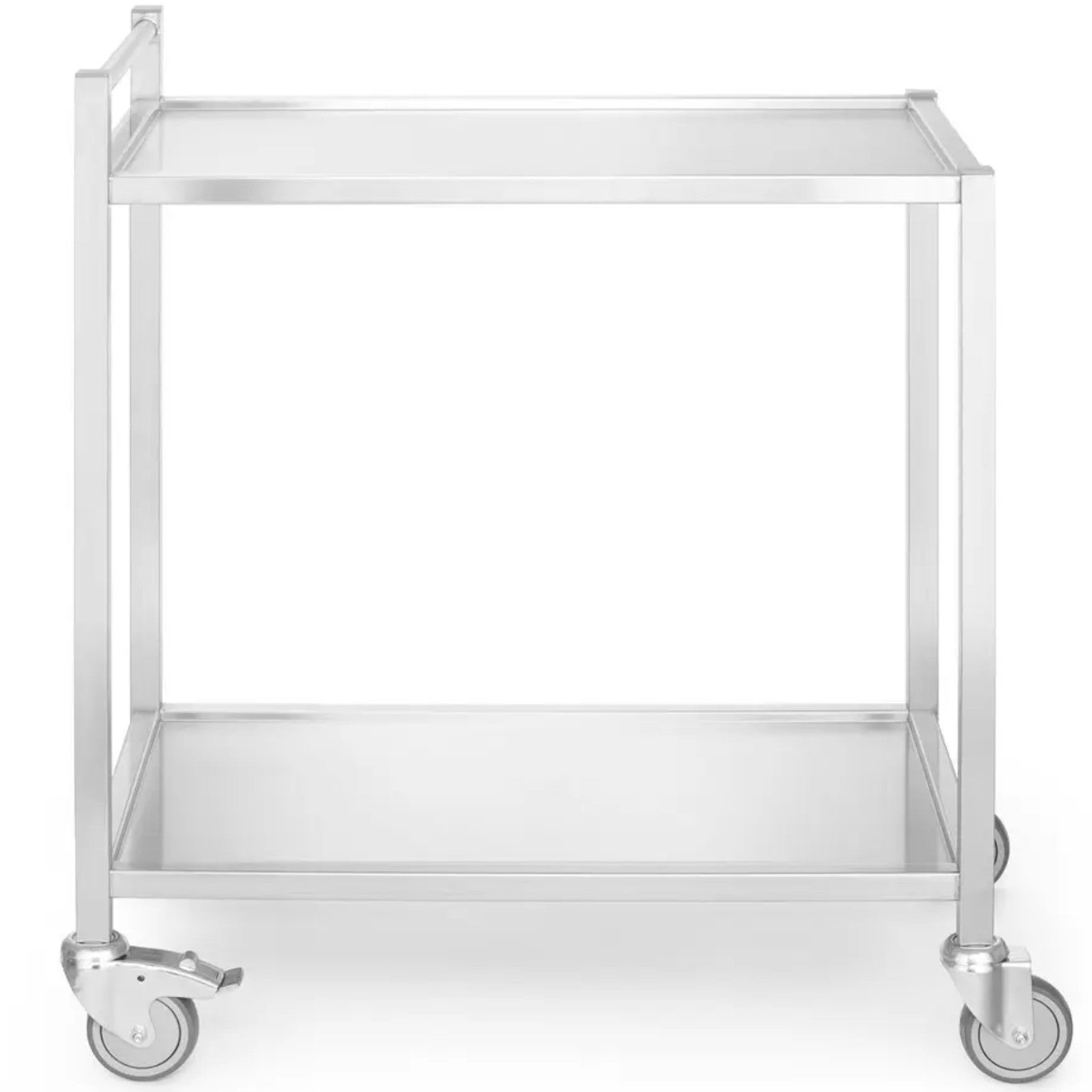 Utility Carts – Welded, mobile, 2-shelf catering catering trolley up - Carlat