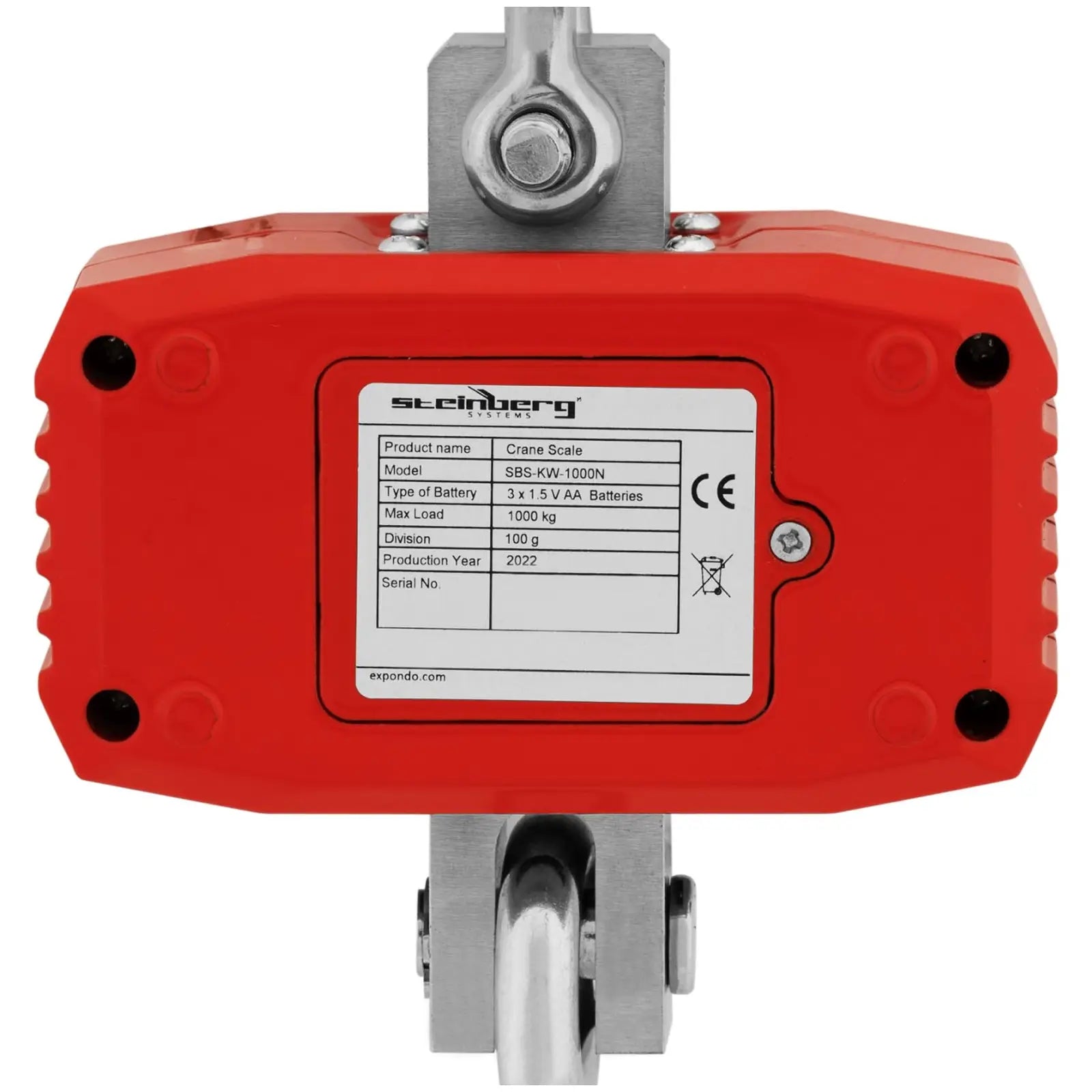 Utility Hooks – Suspended warehouse scale LCD 1000 kg / - Carlat