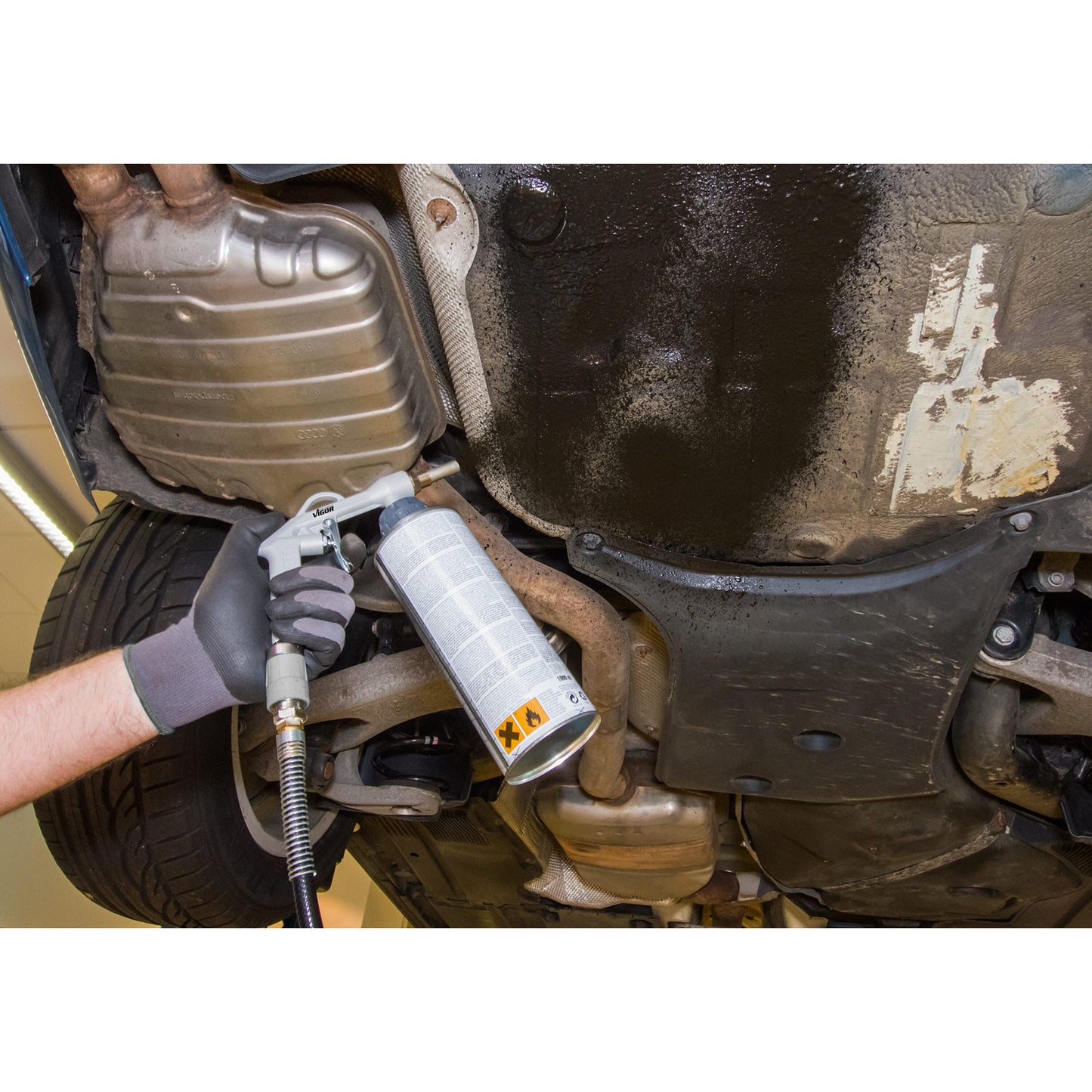 VIGOR Underbody Protection Gun with 500mm Flexible Cavity Hose - Carlat