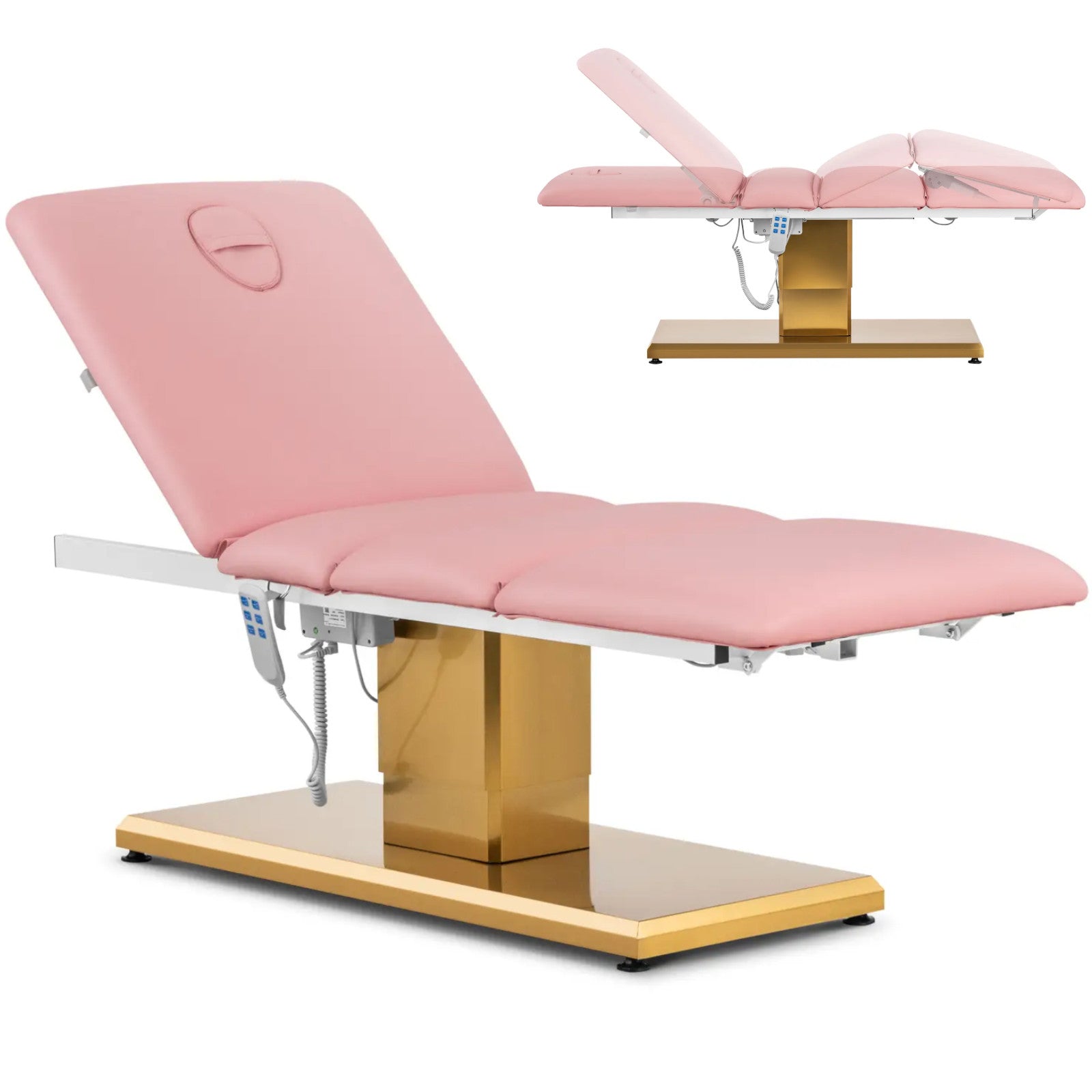 VITERBO cosmetic chair for SPA tattoo massage 150 kg - rose gold - Carlat