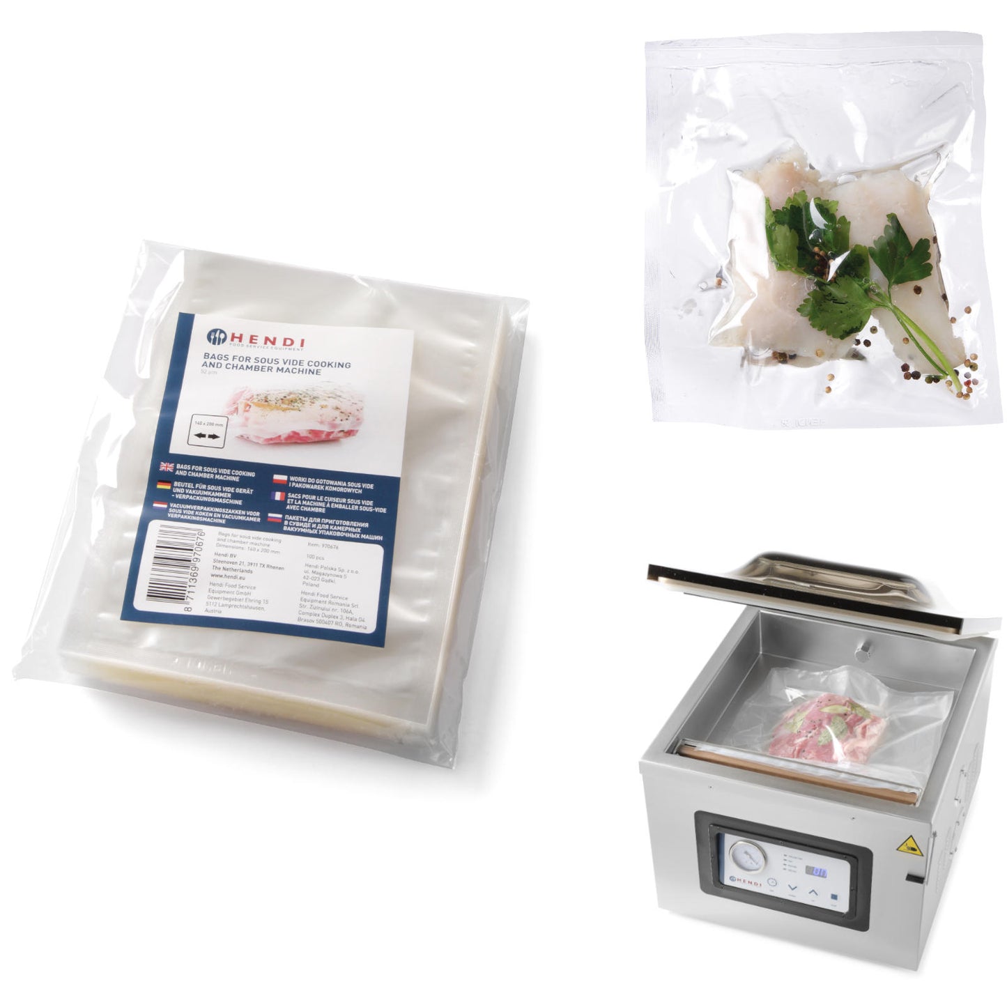 Vacuum Sealer Bags – Bags for Sous vide cooking and - Carlat