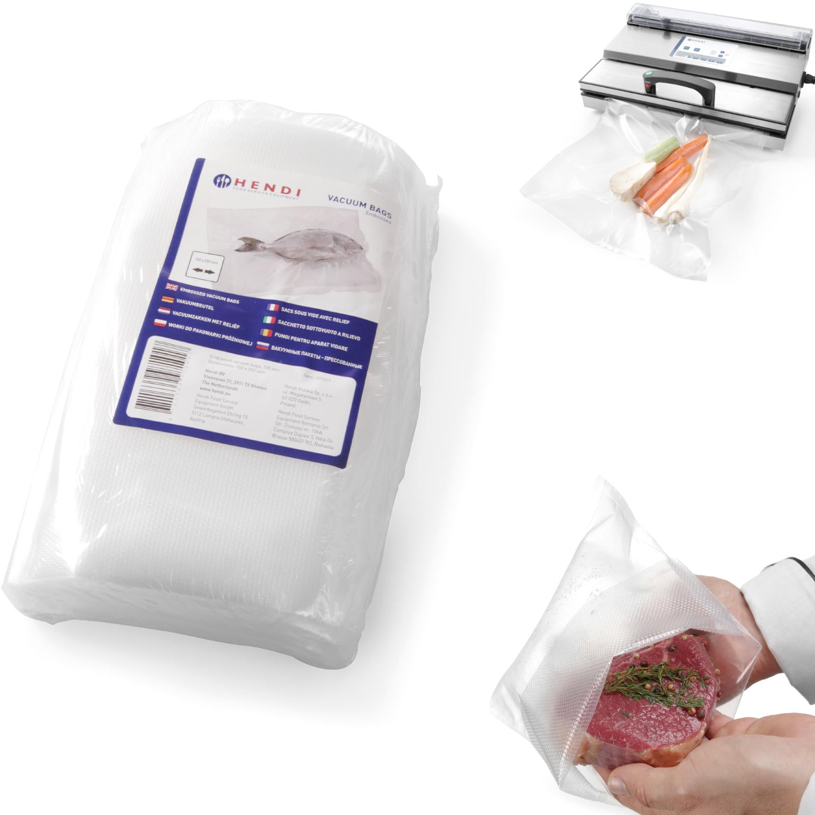 Vacuum Sealer Bags – Knurled bags for strip vacuum packaging - Carlat