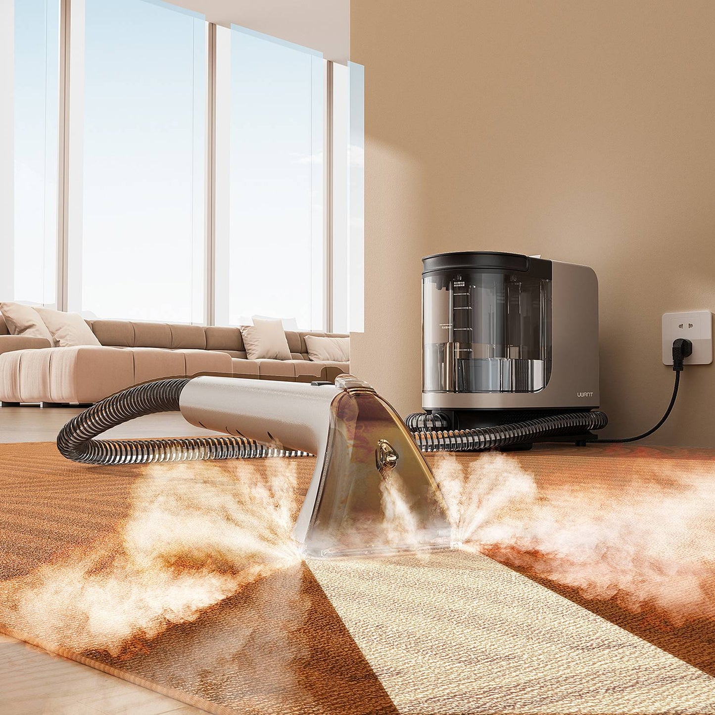 Vacuum cleaners – UWANT Y200S washing vacuum cleaner with steam - Carlat
