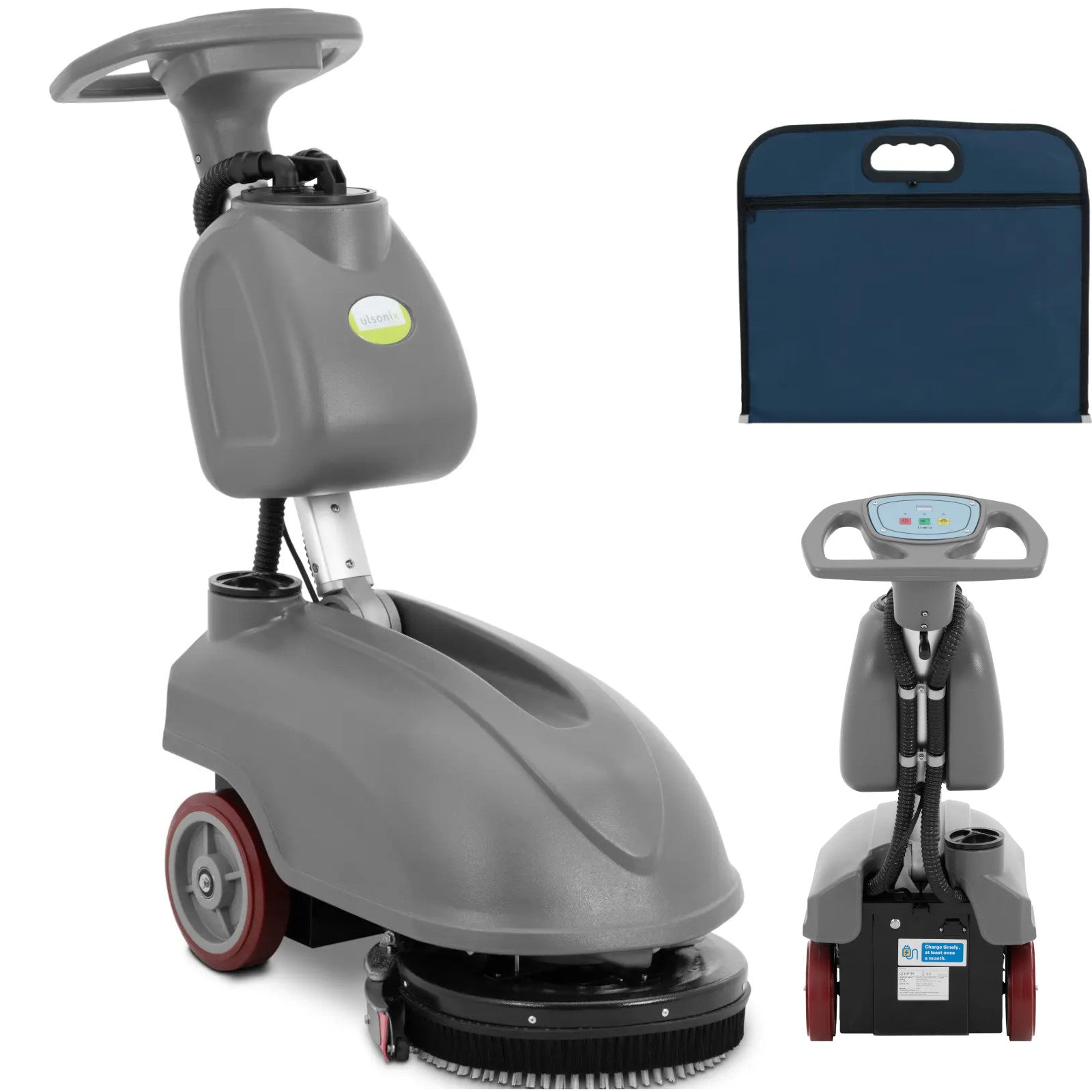 Vacuums – Battery-powered scrubber for cleaning floors 35 cm 7 - Carlat