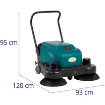 Vacuums – Battery sweeper with vacuum cleaner 52 cm 4800 - Carlat