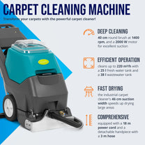 Vacuums – Carpet washing machine washing 40 cm 220 m2/h - Carlat